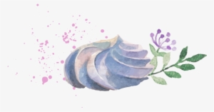 Fruits And Fresh Berries Topped With Low Fat Crème - Lilac