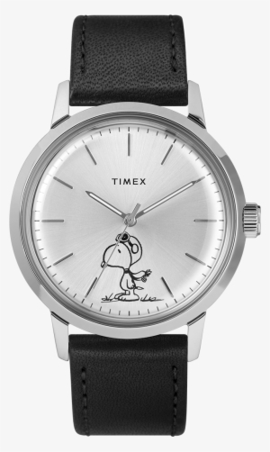 Marlin® Automatic Featuring Snoopy 40mm Leather Strap - Frederique Constant Fc 303ms5b6