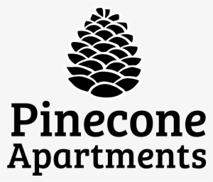 Welcome To Pinecone Apartments - Pine Cone Black And White