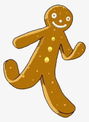Ginger Clipart Brown Man - Gingerbread Man Running Clipart