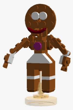 Enlargened Gingerbread Man - Cartoon