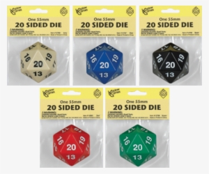 Koplow D20 55mm Spin Down Dice Set Of - Dice