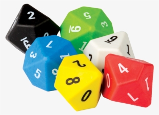 10 Sided Dice 6-pack Alternate Image A - 9 Sided Dice Png