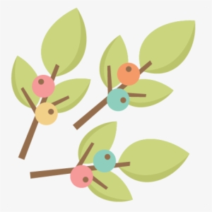 Twigs With Berries Svg Cutting Files For Scrapbooking - Berries And Twigs