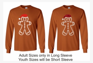 Gingerbread Man Texas Orange Long Sleeved T-shirt - Long Sleeve Make America Great Again Shirt
