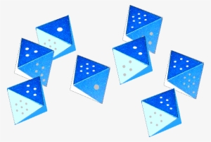 Fluorite Octet - 8 Sided Dice Dots