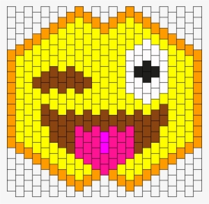 One Eye Emoji Kandi Mask - Kandi Emoji Mask - 484x474 PNG Download - PNGkit