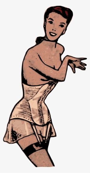 This Free Icons Png Design Of Lady In A Corset