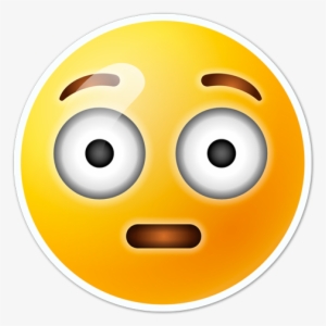 Transparent Emoji Embarrassed - Embarrassed Face Emoji Png