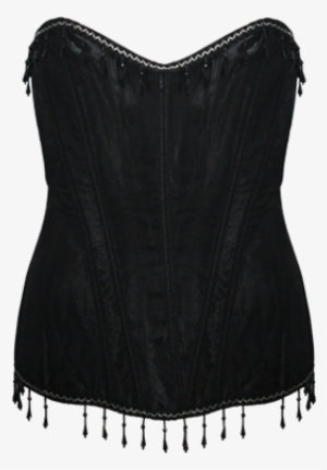 Buy Black Lingerie With White Thread Neck Design Online - Clothing