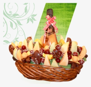 Party Popper With Champagne Fruit Meals - Mishloach Manot