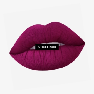 Berry Red Lipstick On Lips - Symmetry