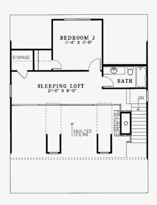 Style House Plan Beds - House Plan