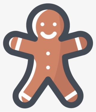 Gingerbread Man Icon - Gingerbread Man