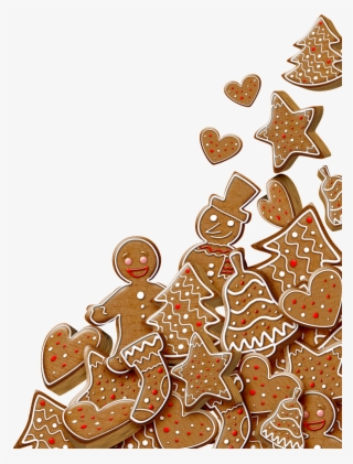 Christmas Day Gingerbread Man Food Decoration Vector - Gingerbread Man