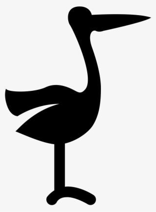 Image Royalty Free Library Silhouette At Getdrawings - Bocian Ico