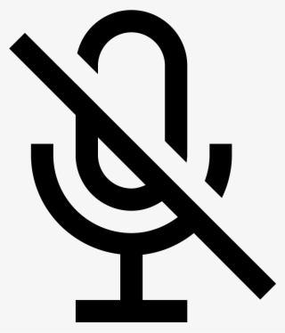 It's A Logo Of A Microphone - No Microphone Icon