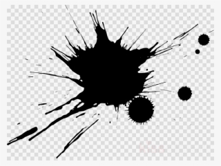 Clipart Resolution 1366*1019 - Black Paint Splatter Transparent