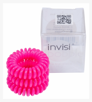 Invisi Bobble Candy Pink Hair Ring - Box