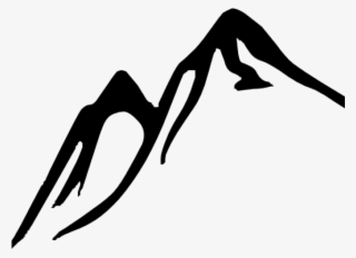 Mountain Line Vector - Mountains Clipart Black And White