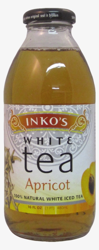 Inko's Apricot White Tea - Inko's Tea - Organic White Tea White Peach - 16 Fl.