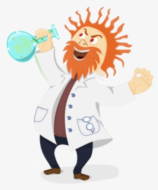 Original - Mad Scientist Cartoon Png