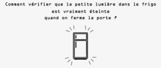T-shirt Lumière Du Frigo Éteinte Quand On Ferme La - Logo Coorniche