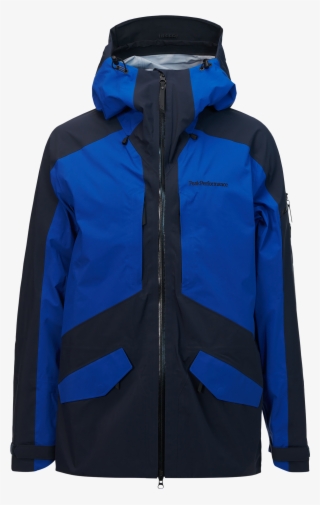 Men's Goretex Teton Shell Jacket Salute Blue - Peak Performance