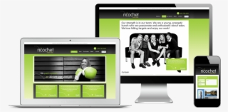 Ricochet Media Website - Tablet Computer