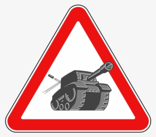Possibility Of Ricochet - Loose Gravel Road Sign