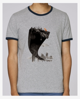 T-shirt Ringer Contrasté Homme Stanley Holds Last Of - Last Of Us Iphone 8 Plus Slim Case By Robert Farkas