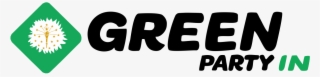 Black Text, Transparent Background - Green Party Us Logo