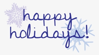 Happy Holidays Free Png Image - Happy Holidays From Us To You