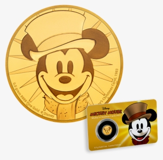 5 G Pure Gold Coin - Mickey's Christmas Carol Nz Mint
