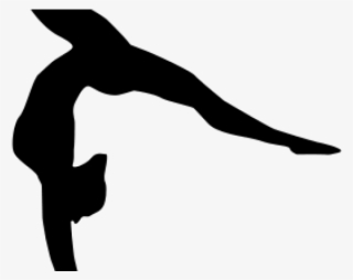 Gymnastics Silhouettes Transparent - Gymnast Doing A Handstand