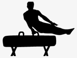 Gymnastics Silhouette - Pommel Horse Gymnastics Silhouette