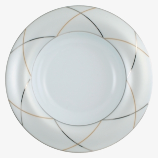 Plate Deep Round 23 Cm, Jade 3669 Silk, Tettau Porcelain - Plate