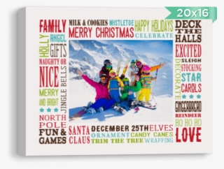 Happy Holidays Subway - Sledding