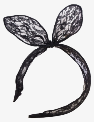 'mimi' Headband Sassy Jones Boutique - 蕾絲 兔 耳 髮 帶