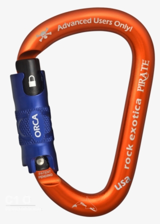 Pirate Orca-lock Carabiner - Rock Exotica Pirate Hms Auto-lock