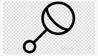 Baby Rattle Silhouette Clipart Baby Rattle Clip Art - Transparent Background Lp Record Clip Art