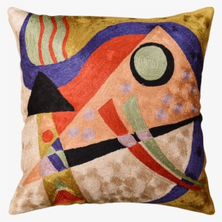 Gold Accent Pillows Inspirational Kandinsky Abstract - Throw Pillow