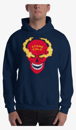 Stone Cold Steve Austin "red Skull" Pullover Hoodie - Hoodie
