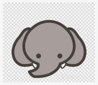 Download Transparent Background Red Ornament Clipart - Cute Elephant Shower Curtain