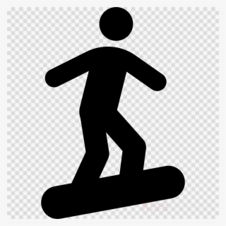 Snowboarding Icon Png Clipart Snowboarding Clip Art - Fitness Icon Transparent Background
