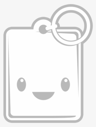 Rectangle Custom Keychains - Circle