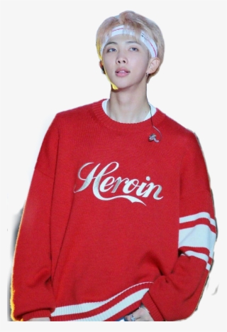 Report Abuse - Namjoon Wearing Heroin Shirt