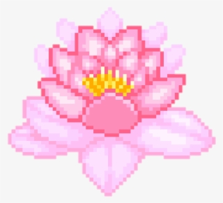 Flower, Png, And Lotus Image - Flower Pixel Png