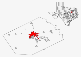 Location Within Navarro County And Texas - County