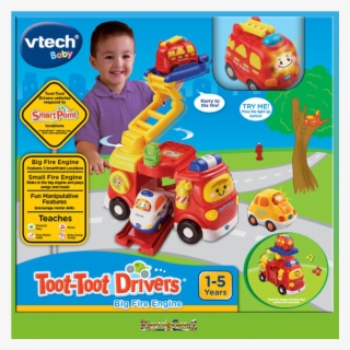 Vtech Baby Toot Toot Drivers Big Fire Engine Truck - Vtech Baby Toot-toot Drivers Big Fire Engine